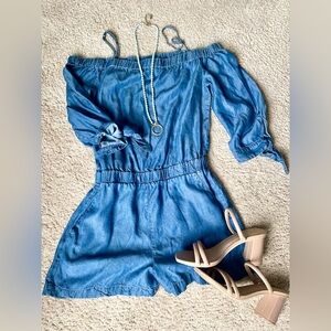 Splendid Chambray Romper